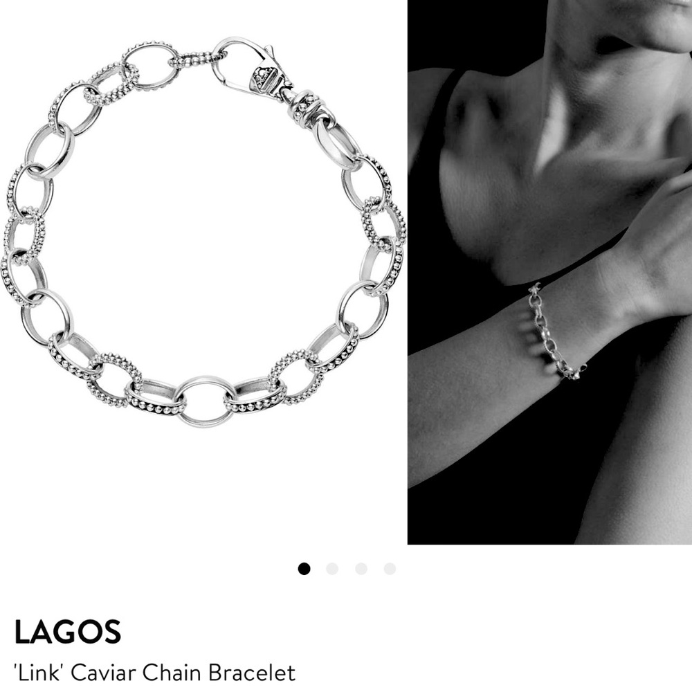 Lagos chain bracelet